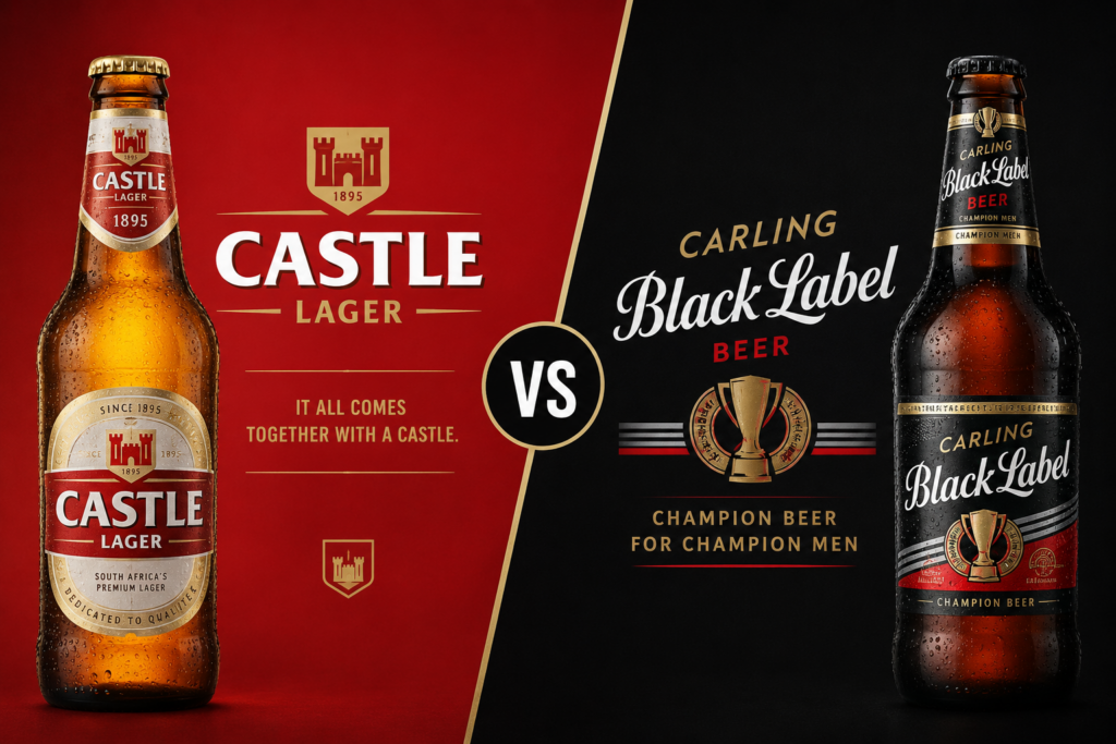 Castle Lager vs Carling Black Label